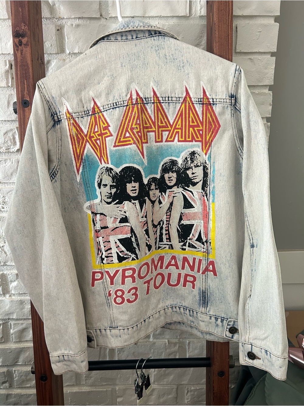 Def Leppard Pyromania ‘83 Tour Jeans Jacket